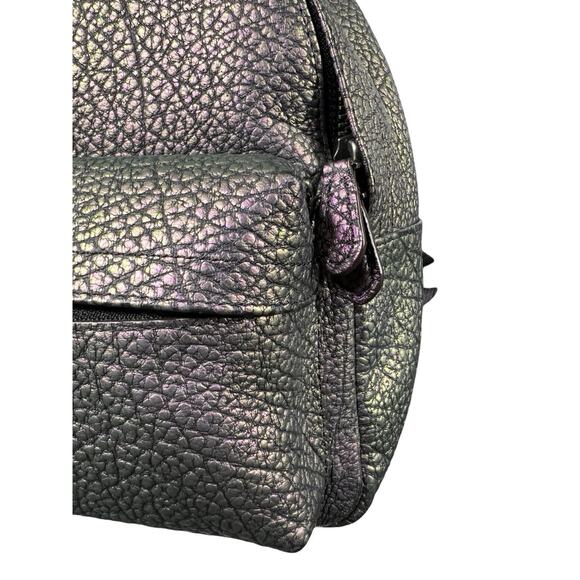 Coach Hologram Leather Mini Campus Backpack Oil Slick F37999 Color Shifting - Picture 16 of 16